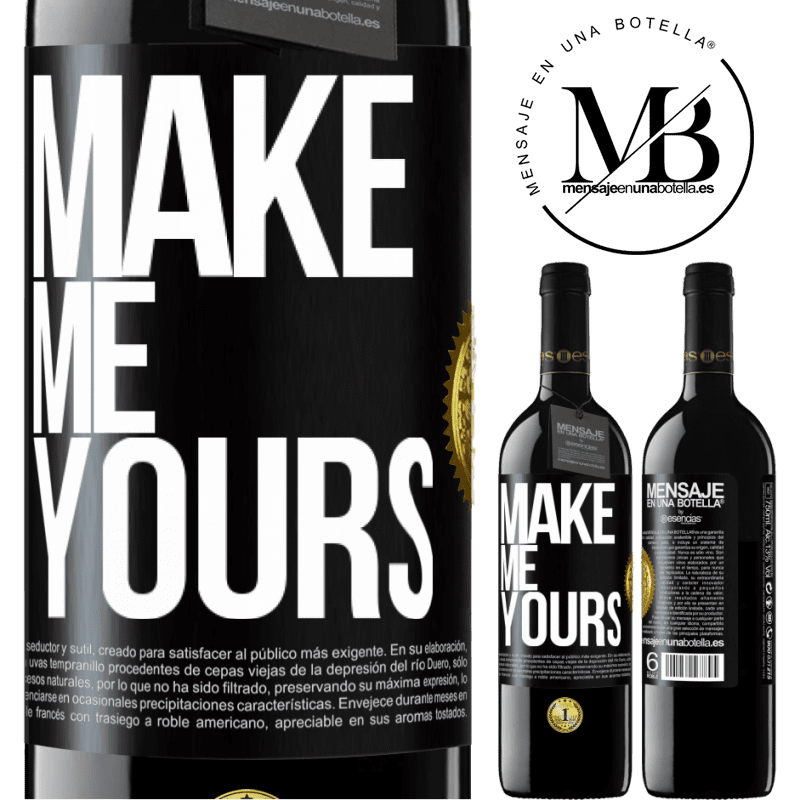 39,95 € Free Shipping | Red Wine RED Edition MBE Reserve Make me yours Black Label. Customizable label Reserve 12 Months Harvest 2015 Tempranillo