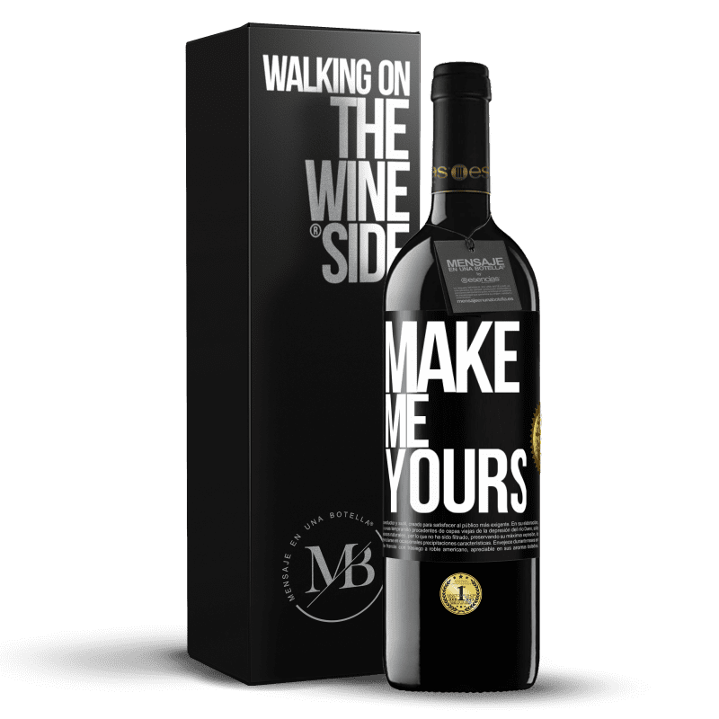 39,95 € Free Shipping | Red Wine RED Edition MBE Reserve Make me yours Black Label. Customizable label Reserve 12 Months Harvest 2014 Tempranillo