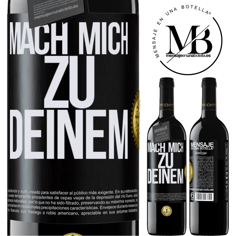 39,95 € Kostenloser Versand | Rotwein RED Ausgabe MBE Reserve Mach mich Deinen Schwarzes Etikett. Anpassbares Etikett Reserve 12 Monate Ernte 2015 Tempranillo