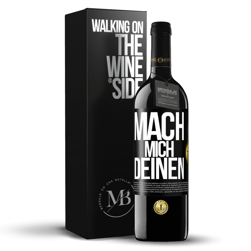 39,95 € Kostenloser Versand | Rotwein RED Ausgabe MBE Reserve Mach mich Deinen Schwarzes Etikett. Anpassbares Etikett Reserve 12 Monate Ernte 2015 Tempranillo