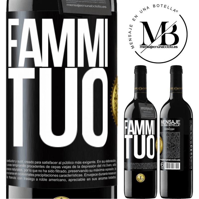 39,95 € Spedizione Gratuita | Vino rosso Edizione RED MBE Riserva Fammi tuo Etichetta Nera. Etichetta personalizzabile Riserva 12 Mesi Raccogliere 2015 Tempranillo