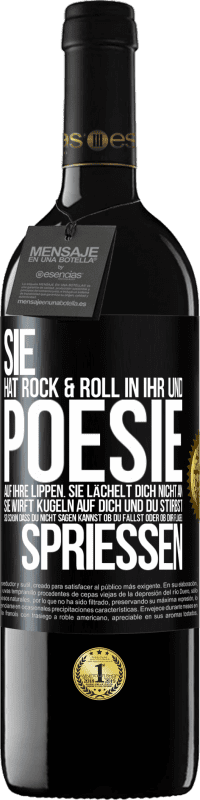 39,95 € | Rotwein RED Ausgabe MBE Reserve Sie hat Rock & Roll in ihr und Poesie auf ihre Lippen. Sie lächelt dich nicht an, sie wirft Kugeln auf dich und du stirbst so sc Schwarzes Etikett. Anpassbares Etikett Reserve 12 Monate Ernte 2015 Tempranillo