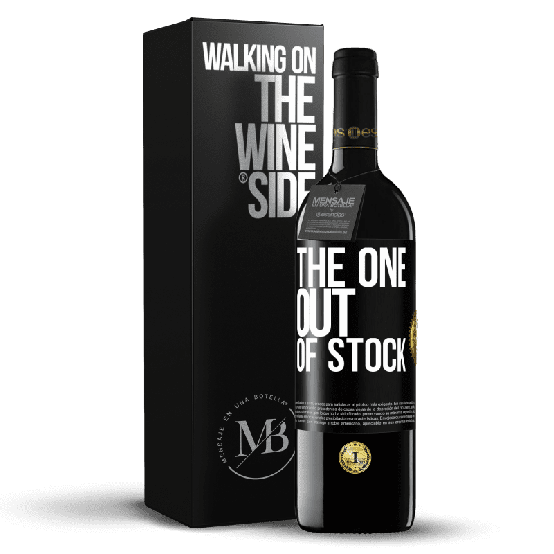 39,95 € Free Shipping | Red Wine RED Edition MBE Reserve The one out of stock Black Label. Customizable label Reserve 12 Months Harvest 2014 Tempranillo