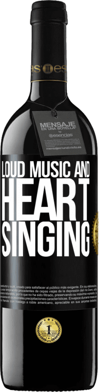 39,95 € | Red Wine RED Edition MBE Reserve The loud music and the heart singing Black Label. Customizable label Reserve 12 Months Harvest 2014 Tempranillo