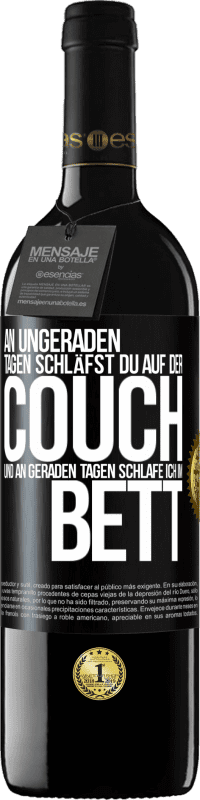 «An ungeraden Tagen schläfst du auf der Couch und an geraden Tagen schlafe ich im Bett» RED Ausgabe MBE Reserve