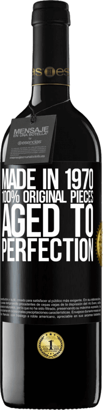 送料無料 | 赤ワイン REDエディション MBE 予約する 1970年製、100％オリジナルピース。Aged to perfection ブラックラベル. カスタマイズ可能なラベル 予約する 12 月 収穫 2014 Tempranillo