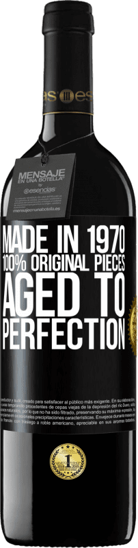 39,95 € 免费送货 | 红酒 RED版 MBE 预订 1970年制造，百分百原创。Aged to perfection 黑标. 可自定义的标签 预订 12 个月 收成 2016 Tempranillo