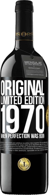 Free Shipping | Red Wine RED Edition MBE Reserve Original. Limited edition. 1970. When perfection was born Black Label. Customizable label Reserve 12 Months Harvest 2014 Tempranillo