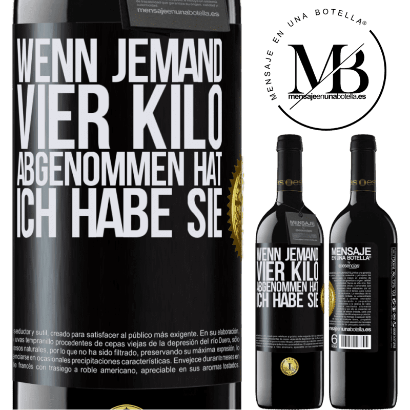 39,95 € Kostenloser Versand | Rotwein RED Ausgabe MBE Reserve Wenn jemand vier Kilo abgenommen hat, ich habe sie Schwarzes Etikett. Anpassbares Etikett Reserve 12 Monate Ernte 2016 Tempranillo
