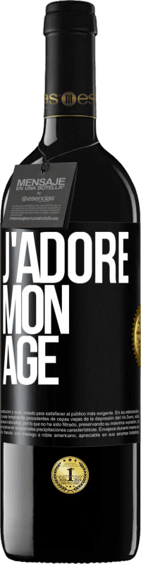 39,95 € | Vin rouge Édition RED MBE Réserve J'adore mon âge Étiquette Noire. Étiquette personnalisable Réserve 12 Mois Récolte 2014 Tempranillo
