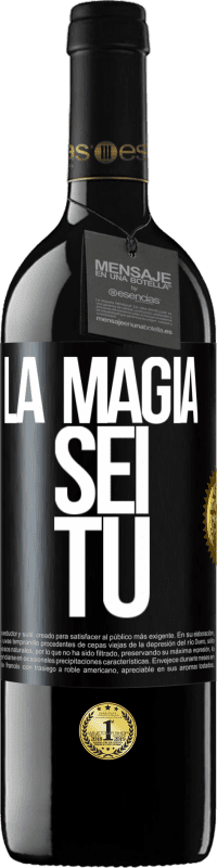 39,95 € | Vino rosso Edizione RED MBE Riserva La magia sei tu Etichetta Nera. Etichetta personalizzabile Riserva 12 Mesi Raccogliere 2014 Tempranillo