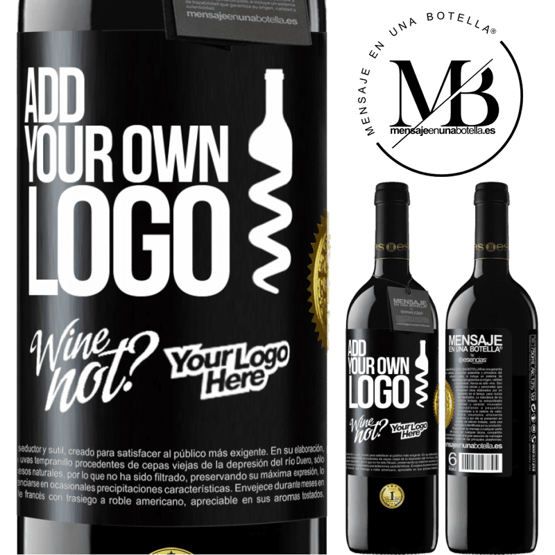 39,95 € Free Shipping | Red Wine RED Edition MBE Reserve Add your own logo Black Label. Customizable label Reserve 12 Months Harvest 2014 Tempranillo