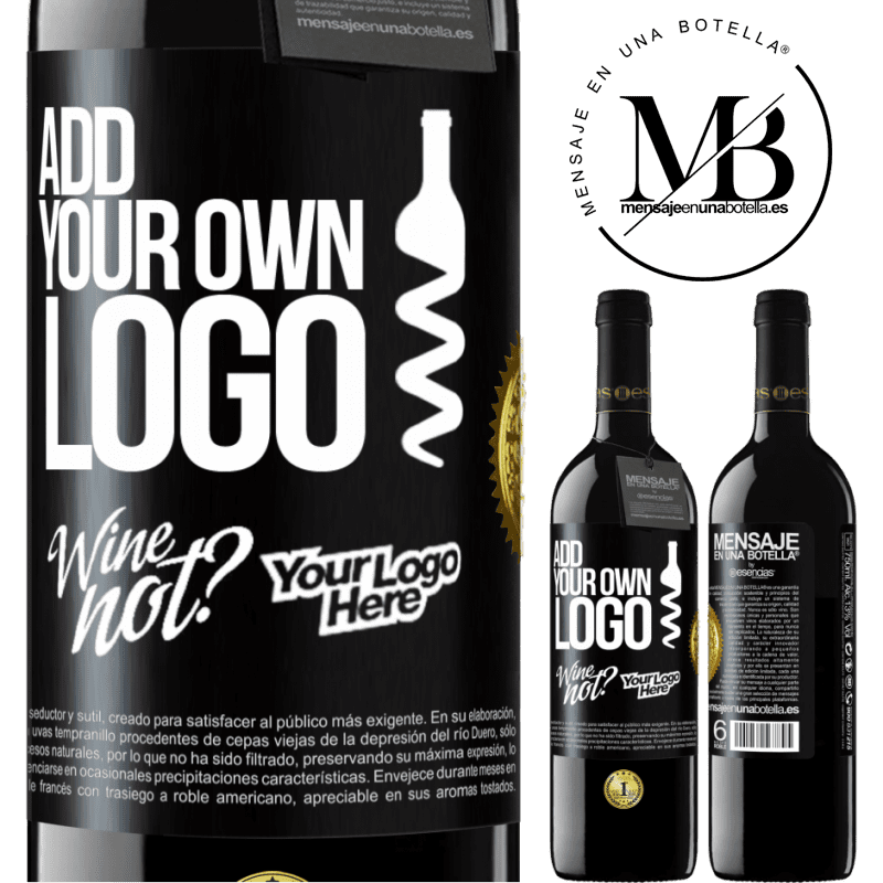 39,95 € Free Shipping | Red Wine RED Edition MBE Reserve Add your own logo Black Label. Customizable label Reserve 12 Months Harvest 2015 Tempranillo