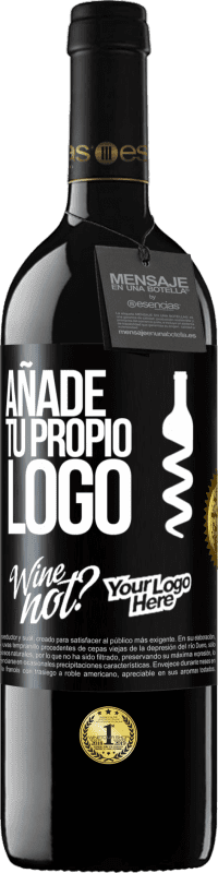 39,95 € Envío gratis | Vino Tinto Edición RED MBE Reserva Añade tu propio logo Etiqueta Negra. Etiqueta personalizable Reserva 12 Meses Cosecha 2016 Tempranillo