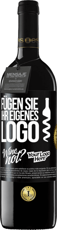39,95 € | Rotwein RED Ausgabe MBE Reserve Füge dein eigenes Logo hinzu Schwarzes Etikett. Anpassbares Etikett Reserve 12 Monate Ernte 2014 Tempranillo