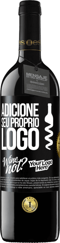 39,95 € Envio grátis | Vinho tinto Edição RED MBE Reserva Adicione seu próprio logo Etiqueta Preta. Etiqueta personalizável Reserva 12 Meses Colheita 2016 Tempranillo