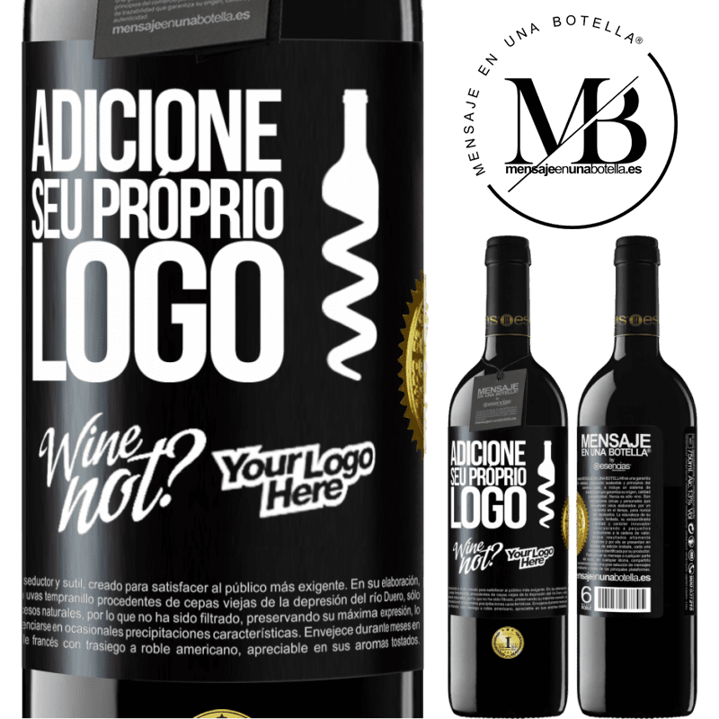 39,95 € Envio grátis | Vinho tinto Edição RED MBE Reserva Adicione seu próprio logo Etiqueta Preta. Etiqueta personalizável Reserva 12 Meses Colheita 2016 Tempranillo