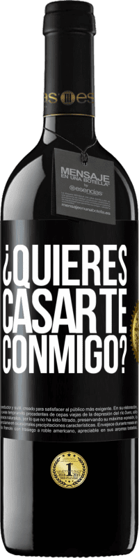 «¿Quieres casarte conmigo?» Edición RED MBE Reserva