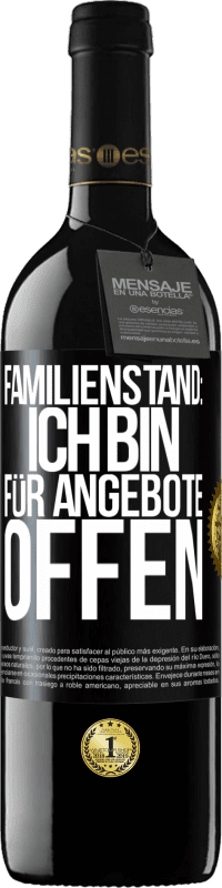 39,95 € Kostenloser Versand | Rotwein RED Ausgabe MBE Reserve Familienstand: Ich bin für Angebote offen Schwarzes Etikett. Anpassbares Etikett Reserve 12 Monate Ernte 2014 Tempranillo