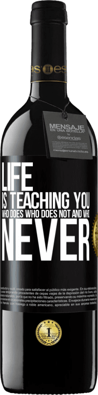 «Life is teaching you who does, who does not and who never» RED Edition MBE Reserve