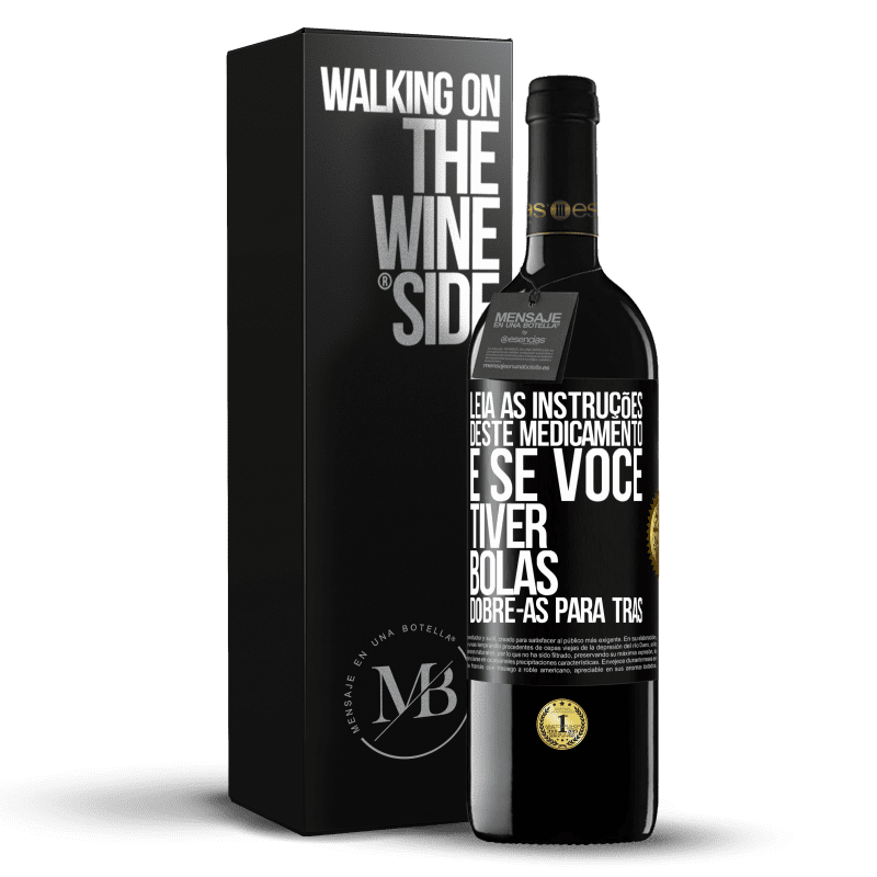 39,95 € Envio grátis | Vinho tinto Edição RED MBE Reserva Leia as instruções deste medicamento e se você tiver bolas, dobre-as para trás Etiqueta Preta. Etiqueta personalizável Reserva 12 Meses Colheita 2016 Tempranillo
