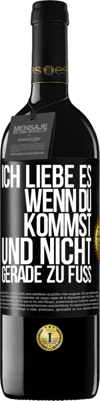 39,95 € Kostenloser Versand | Rotwein RED Ausgabe MBE Reserve Ich liebe es, wenn du kommst und nicht gerade zu Fuß Schwarzes Etikett. Anpassbares Etikett Reserve 12 Monate Ernte 2016 Tempranillo