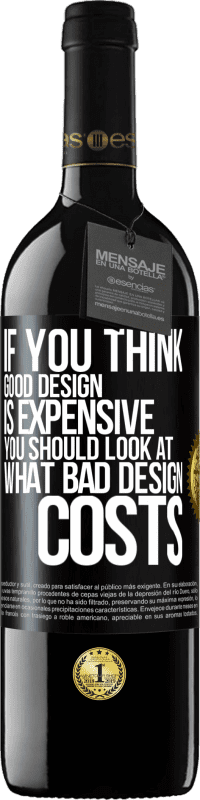 «If you think good design is expensive, you should look at what bad design costs» RED Edition MBE Reserve