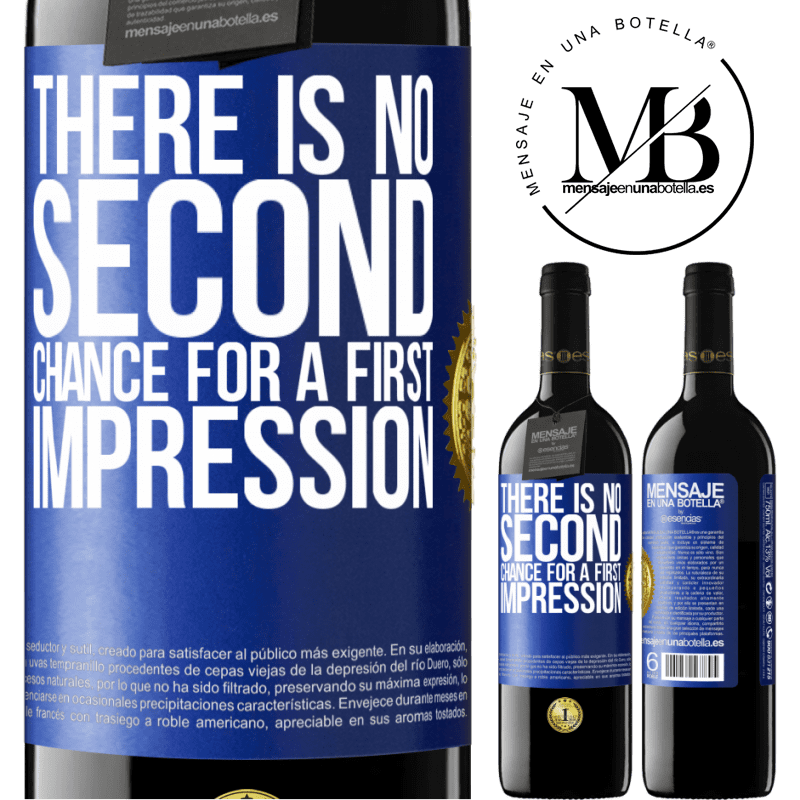 39,95 € Free Shipping | Red Wine RED Edition MBE Reserve There is no second chance for a first impression Blue Label. Customizable label Reserve 12 Months Harvest 2014 Tempranillo