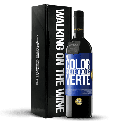 «Mi color preferido es: verte» Edición RED MBE Reserva