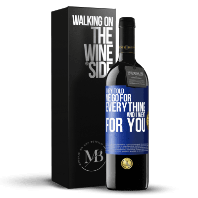 «They told me go for everything and I went for you» RED Edition MBE Reserve
