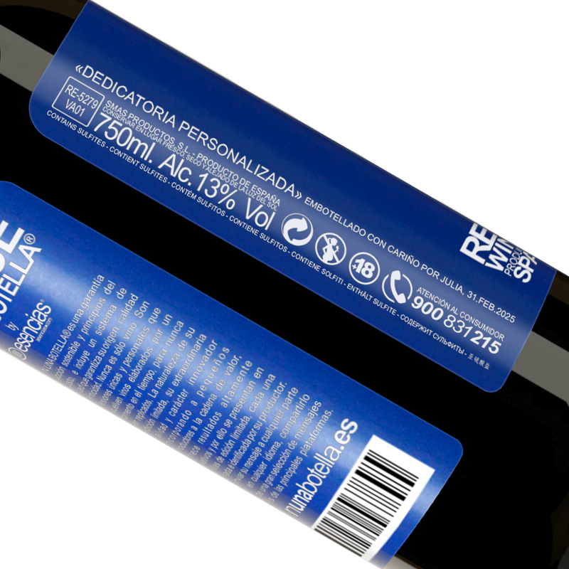Rastreabilidade total. «Fui mal informado sobre você, estou ansioso para conhecê-lo» Edição RED MBE Reserva