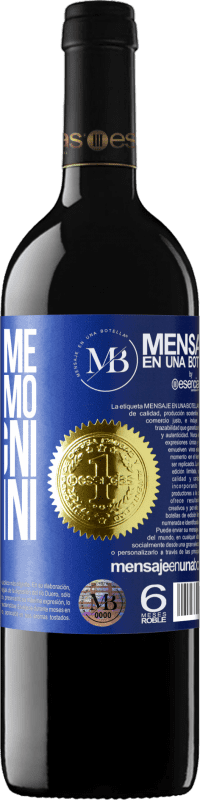 «Che insieme realizziamo più sogni che anni» Edizione RED MBE Riserva