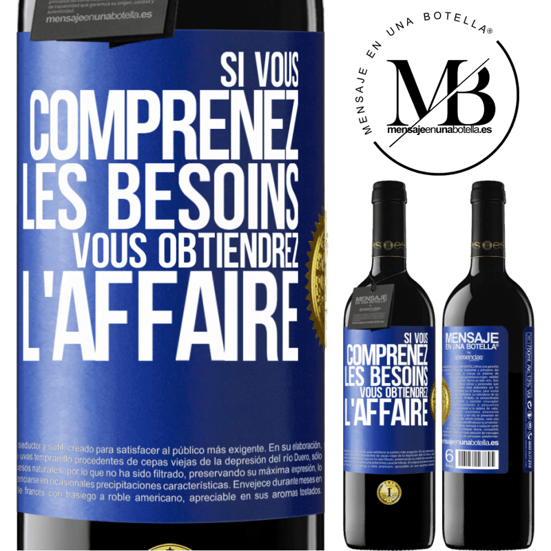 39,95 € Envoi gratuit | Vin rouge Édition RED MBE Réserve Si vous comprenez les besoins vous obtiendrez l'affaire Étiquette Bleue. Étiquette personnalisable Réserve 12 Mois Récolte 2014 Tempranillo