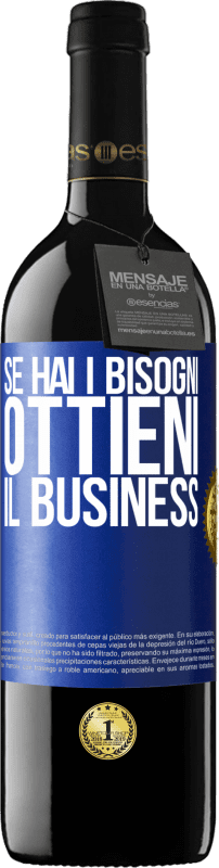 39,95 € Spedizione Gratuita | Vino rosso Edizione RED MBE Riserva Se hai i bisogni, ottieni il business Etichetta Blu. Etichetta personalizzabile Riserva 12 Mesi Raccogliere 2015 Tempranillo