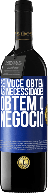 39,95 € Envio grátis | Vinho tinto Edição RED MBE Reserva Se você obtém as necessidades, obtém o negócio Etiqueta Azul. Etiqueta personalizável Reserva 12 Meses Colheita 2016 Tempranillo