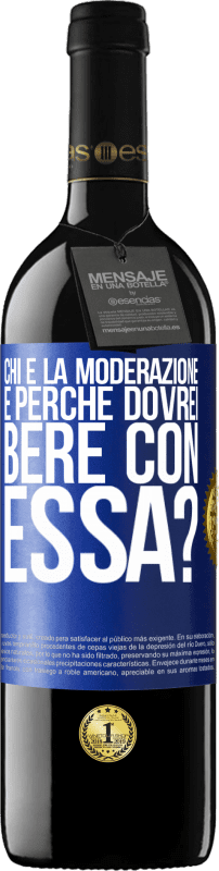 39,95 € | Vino rosso Edizione RED MBE Riserva chi è la moderazione e perché dovrei bere con essa? Etichetta Blu. Etichetta personalizzabile Riserva 12 Mesi Raccogliere 2015 Tempranillo