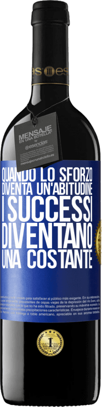 39,95 € | Vino rosso Edizione RED MBE Riserva Quando lo sforzo diventa un'abitudine, i successi diventano una costante Etichetta Blu. Etichetta personalizzabile Riserva 12 Mesi Raccogliere 2015 Tempranillo