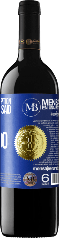 «You are the exception to all that I said I would never do» RED Edition MBE Reserve
