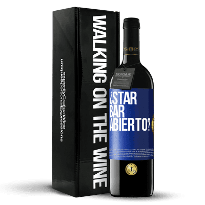 «¿STAR BAR abierto?» Edición RED MBE Reserva