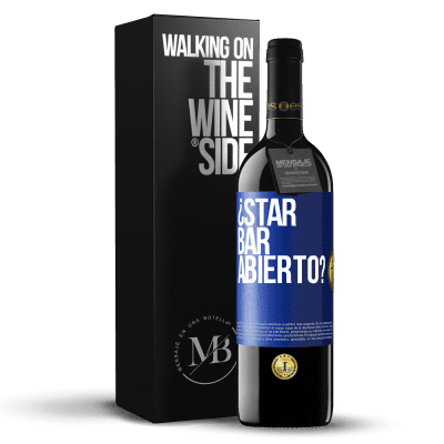 «¿STAR BAR abierto?» Edição RED MBE Reserva