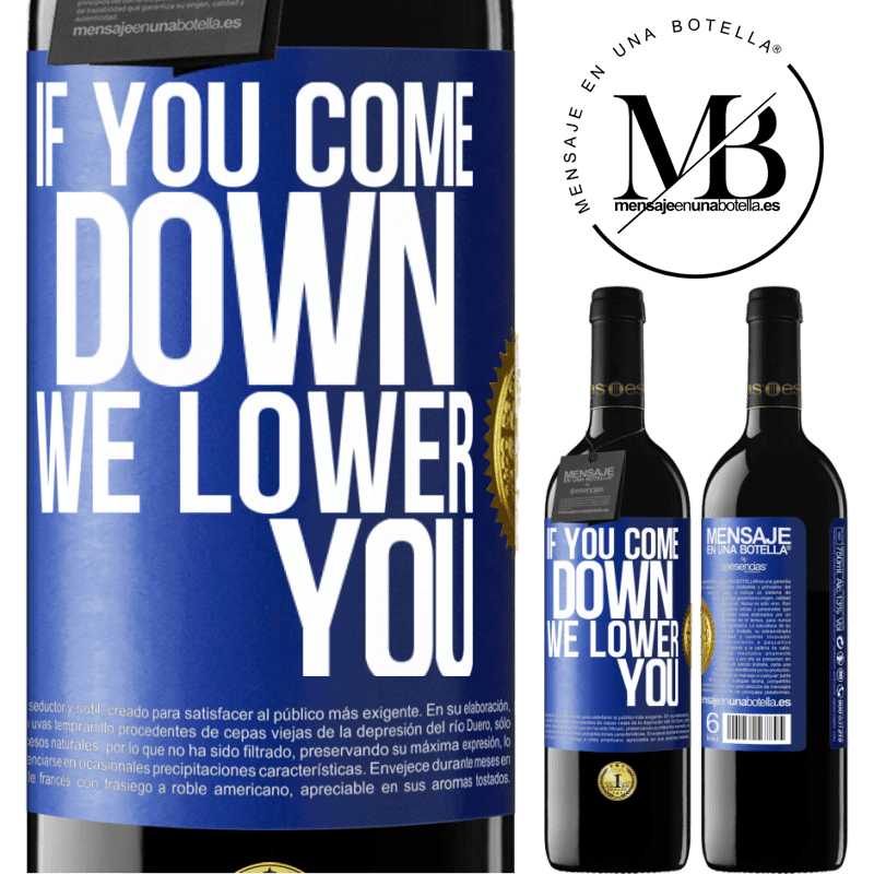 24,95 € Free Shipping | Red Wine RED Edition Crianza 6 Months If you come down, we lower you Blue Label. Customizable label Aging in oak barrels 6 Months Harvest 2019 Tempranillo