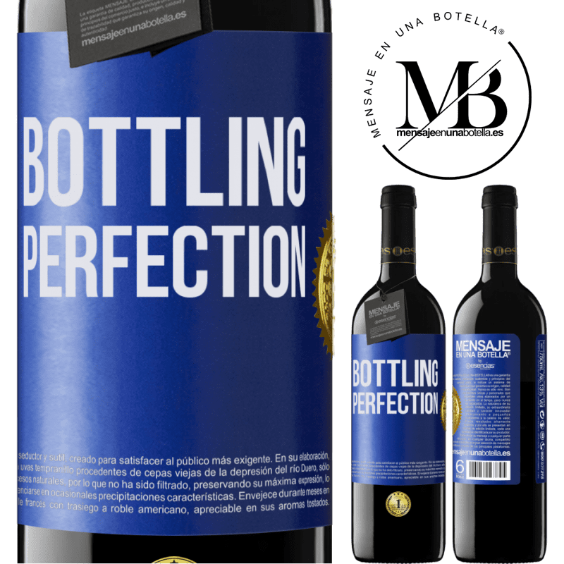 39,95 € Kostenloser Versand | Rotwein RED Ausgabe MBE Reserve Bottling perfection Blaue Markierung. Anpassbares Etikett Reserve 12 Monate Ernte 2015 Tempranillo