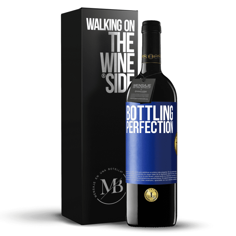 39,95 € Envio grátis | Vinho tinto Edição RED MBE Reserva Bottling perfection Etiqueta Azul. Etiqueta personalizável Reserva 12 Meses Colheita 2015 Tempranillo