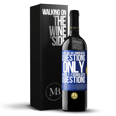 «There are no unanswered questions, only poorly formulated questions» RED Edition MBE Reserve