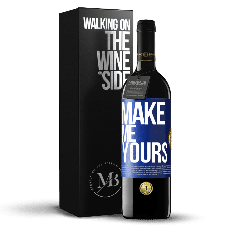 39,95 € Free Shipping | Red Wine RED Edition MBE Reserve Make me yours Blue Label. Customizable label Reserve 12 Months Harvest 2015 Tempranillo