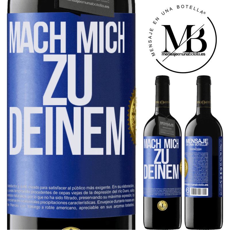 39,95 € Kostenloser Versand | Rotwein RED Ausgabe MBE Reserve Mach mich Deinen Blaue Markierung. Anpassbares Etikett Reserve 12 Monate Ernte 2015 Tempranillo