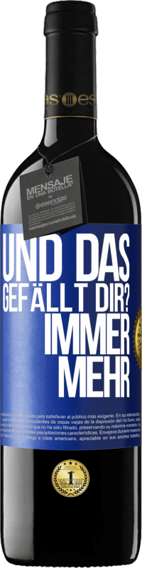 39,95 € Kostenloser Versand | Rotwein RED Ausgabe MBE Reserve Und das gefällt dir? Immer mehr Blaue Markierung. Anpassbares Etikett Reserve 12 Monate Ernte 2015 Tempranillo