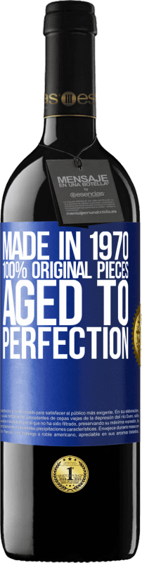39,95 € Free Shipping | Red Wine RED Edition MBE Reserve Made in 1970, 100% original pieces. Aged to perfection Blue Label. Customizable label Reserve 12 Months Harvest 2016 Tempranillo