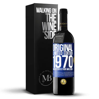«Original. Limited edition. 1970. When perfection was born» RED Edition Crianza 6 Months