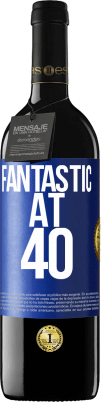 39,95 € | Red Wine RED Edition MBE Reserve Fantastic at 40 Blue Label. Customizable label Reserve 12 Months Harvest 2015 Tempranillo